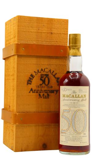 The Macallan 50 year old Anniversary Malt Highland Single Malt 1928 Whisky 75cl 386 ABV
