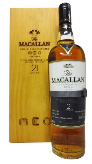 The Macallan 21 year old Fine Oak Highland Single Malt Scotch Whisky 70cl 43 ABV
