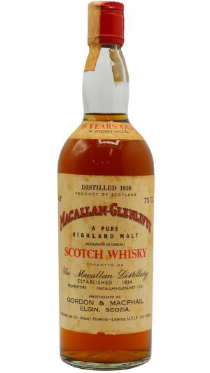 The Macallan 35 year old Pure Highland Malt Scotch 1938 Whisky 75cl 43 ABV