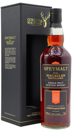The Macallan 42 year old Speymalt Single Malt Scotch 1974 Whisky 70cl 43 ABV