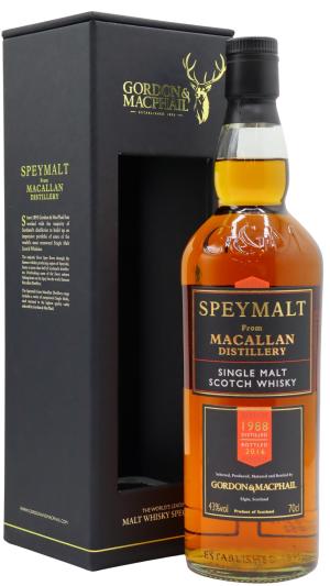 The Macallan 28 year old Speymalt Single Malt Scotch 1988 Whisky 70cl 43 ABV