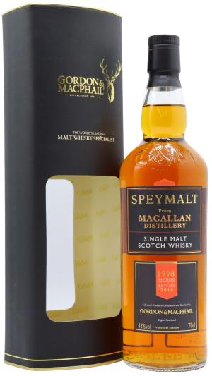 The Macallan 18 year old Speymalt Single Malt Scotch 1998 Whisky 70cl 43 ABV