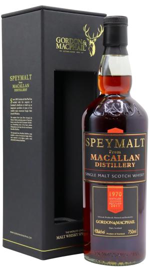 The Macallan 40 year old Speymalt Single Malt Scotch 1970 Whisky 70cl 43 ABV