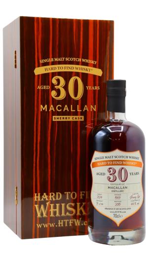 The Macallan 30 year old Hard To Find Single Sherry Cask 1989 Whisky 70cl 441 ABV