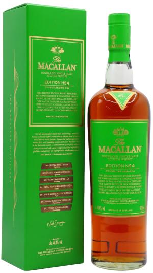The Macallan Edition No 4 Highland Single Malt Scotch Whisky 70cl 484 ABV
