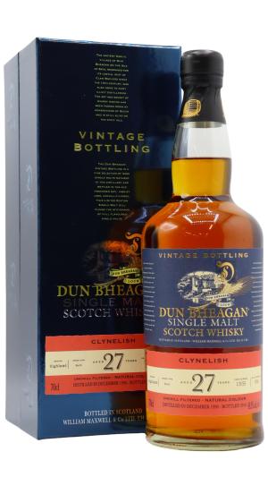 Clynelish 27 year old Dun Bheagan Single Cask 13155 1990 Whisky 70cl 495 ABV