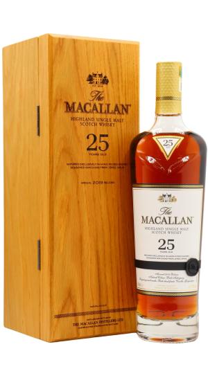 The Macallan 25 year old 2019 Release Sherry Oak Highland Single Malt Scotch Whisky 70cl 43 ABV