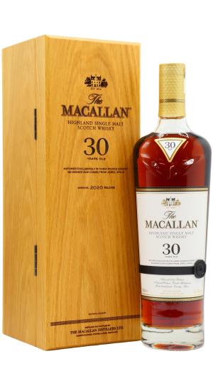 The Macallan 30 year old 2020 Release Sherry Oak Highland Single Malt Scotch Whisky 70cl 43 ABV