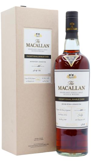 The Macallan 16 year old Exceptional Cask 234004 2002 Whisky 70cl 578 ABV