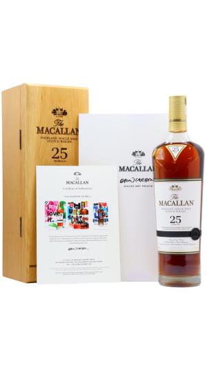 The Macallan 25 year old You Know Me So Well Limited Edition Of 100 Giclee Art Prints Single Malt Scotch Whisky 70cl 43 ABV