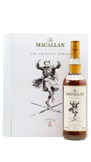 The Macallan The Archival Series Folio 6 Single Malt Scotch Whisky 70cl 43 ABV