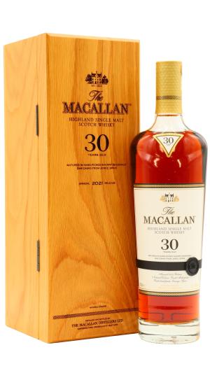 The Macallan 30 year old 2021 Release Sherry Oak Highland Single Malt Scotch Whisky 70cl 43 ABV