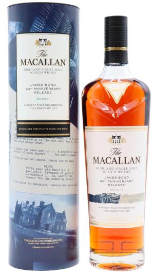The Macallan James Bond 60th Anniversary Release Decade VI Single Malt Scotch Whisky 70cl 437 ABV