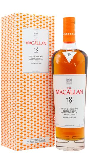 The Macallan 18 year old The Colour Collection Single Malt Scotch Whisky 70cl 43 ABV