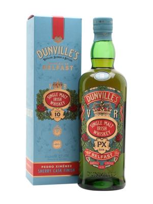 Dunvilles 10 Year Old PX Sherry Cask Irish Single Malt Whiskey