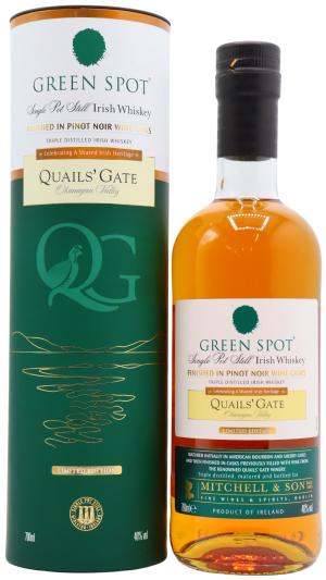 Green Spot Quails Gate Pinot Noir Wine Cask Finish Single Pot Still Irish Whiskey 70cl 46 ABV