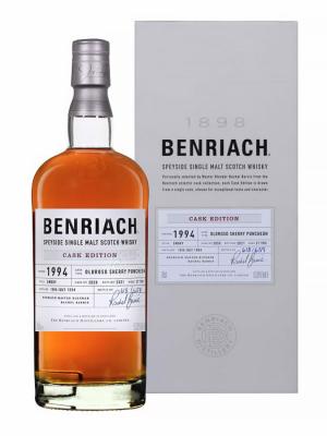 BENRIACH 27 ans 1994 Smoky Oloroso Puncheon Single Cask 2059