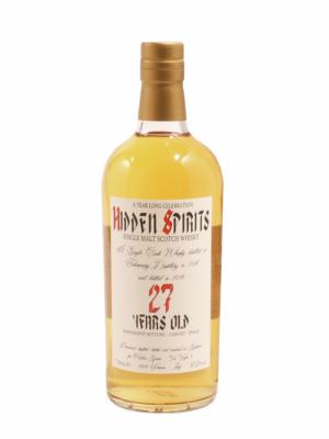 TOBERMORY 27 ans 1996 Refill Bourbon Cask Hidden Spirit