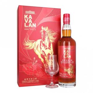 Kavalan Triple Sherry Cask Year of the Horse 2026 Glass Gift Pack