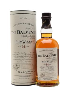 Balvenie 14 Year Old Rum Wood Finish Speyside Whisky
