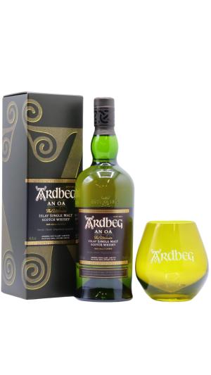 Ardbeg AN OA Islay Single Malt Scotch Whisky 70cl 466 ABV Includes Branded Glass