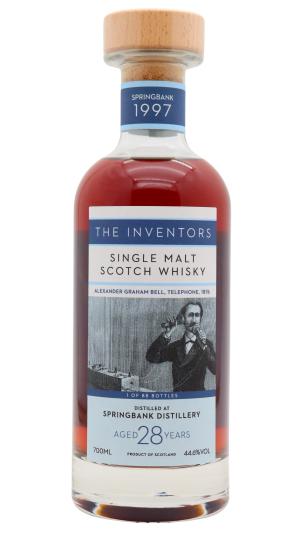 Springbank 28 year old Whisky Business The Inventors Alexander Graham Bell Single Cask 332 1997 Whisky 70cl 446 ABV