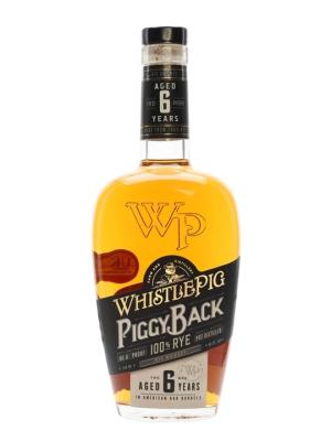 WhistlePig PiggyBack 6 Year Old Rye American Rye Whiskey