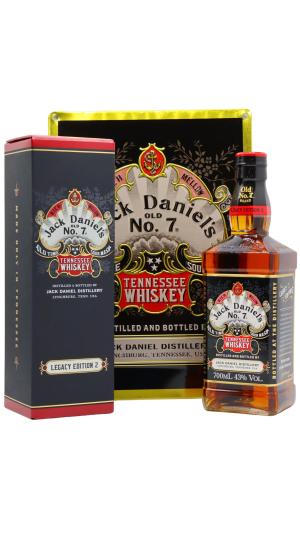 Jack Daniels Old No 7 Legacy Edition 2 Tennessee Whiskey 70cl 43 ABV Includes Bar Sign