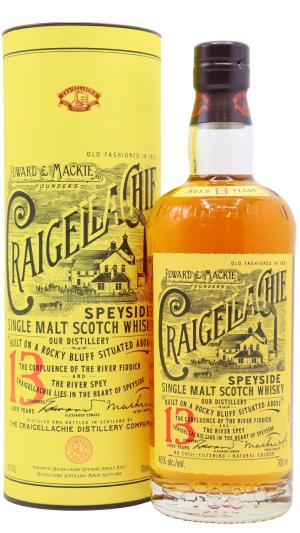Craigellachie 13 year old Speyside Single Malt Scotch Whisky 70cl 46 ABV