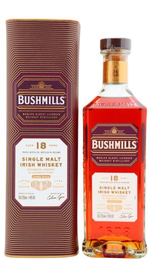 Bushmills 18 year old Irish Single Malt Whiskey 70cl 46 ABV