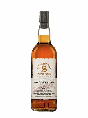 CRAIGELLACHIE 15 ans 2011 81 100 Proof 1st Fill Oloroso Sherry Butt Signatory Vintage