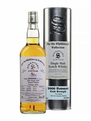 BOWMORE 16 ans 2000 Bourbon Barrel The Nectar 10th Anniversary Signatory Vintage