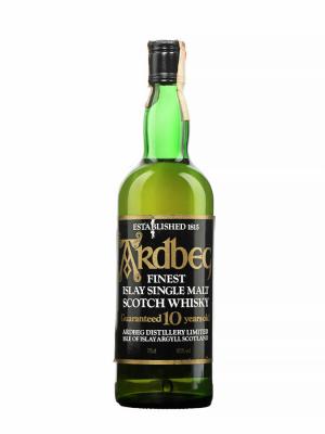 ARDBEG 10 ans Black Label Green Glass Of