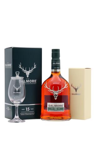 Dalmore 15 year old Highland Single Malt Scotch Whisky 70cl 40 ABV Includes Tasting Glass