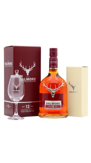 Dalmore 12 year old Highland Single Malt Scotch Whisky 70cl 40 ABV Includes Tasting Glass