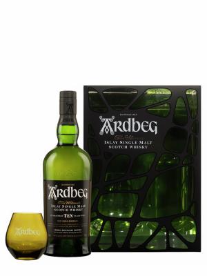 ARDBEG 10 ans Coffret Verre L11
