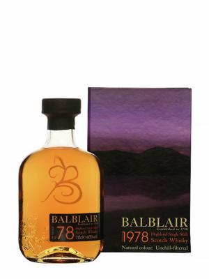 BALBLAIR 1978 Unchillfiltered