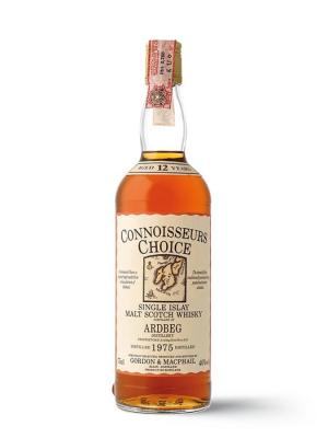 ARDBEG 12 ans 1975 Connoisseurs Choice Old Map Label Gordon Macphail