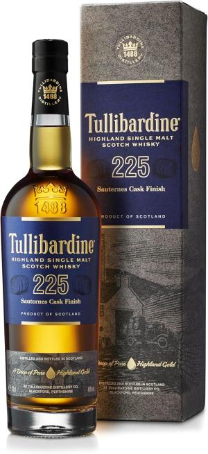 Tullibardine 225 Sauternes Cask Finish Single Malt Scotch Whisky 70cl 43