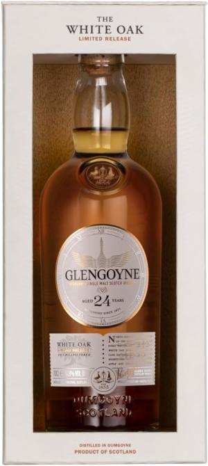Glengoyne White Oak 24 Year Old Limited Edition Highland Single Malt Scotch Whisky 70cl 48 ABV First Fill Bourbon Virgin Oak Bright Fruity Notes Premium Collectable Gift
