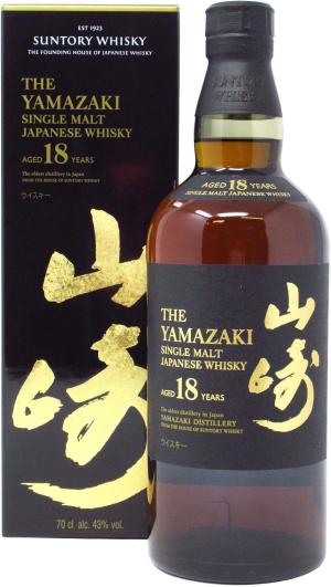 Yamazaki Japanese Single Malt 18 year old Whisky 70cl 43 ABV