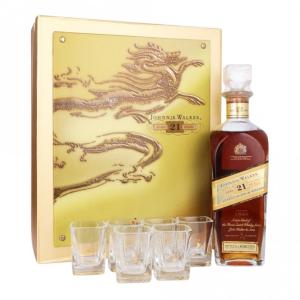 Johnnie Walker 21 Year Old 6 Shot Glass Gift Pack