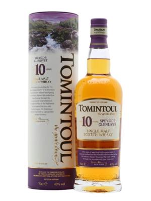 Tomintoul 10 Year Old Speyside Single Malt Scotch Whisky