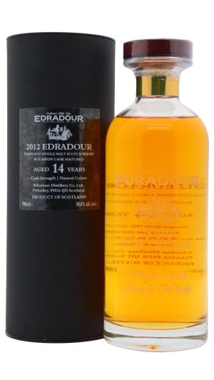 Edradour 14 year old Ibisco Decanter Highland Single Malt Scotch 2012 Whisky 70cl 586 ABV