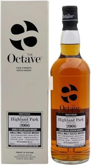 The Octave Highland Park 2006 15 Year Old Single Malt Scotch Whisky Cask Strength UK Exclusive No7 700ml