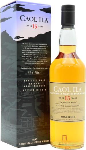Caol Ila 2018 Special Release Unpeated Style 15 year old Whisky 70cl 591 ABV