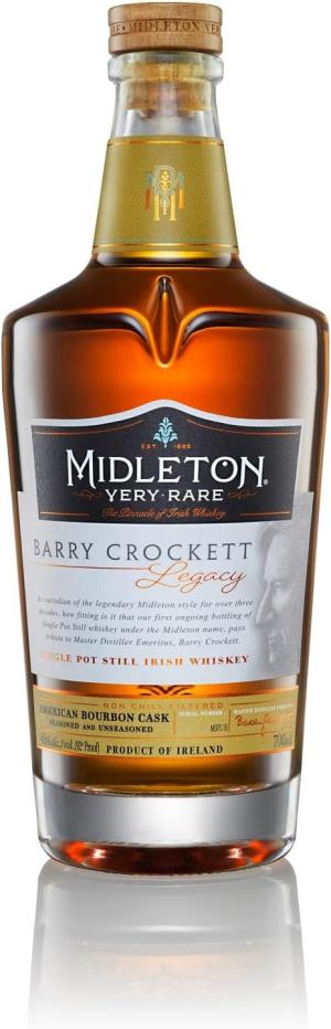 Midleton Very Rare Barry Crockett Legacy Irish Whiskey 46 ABV 70cl