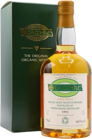 Springbank 7 year old Da Mhile Organic Single Malt 1992 Whisky 70cl 46 ABV
