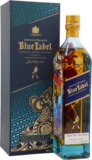 Johnnie Walker Blue Label 2020 Lunar New Year Year Of The Rat Whisky 70cl 40 ABV