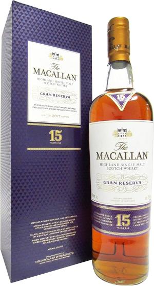 The Macallan 15 Year Old Gran Reserva 2017 Release